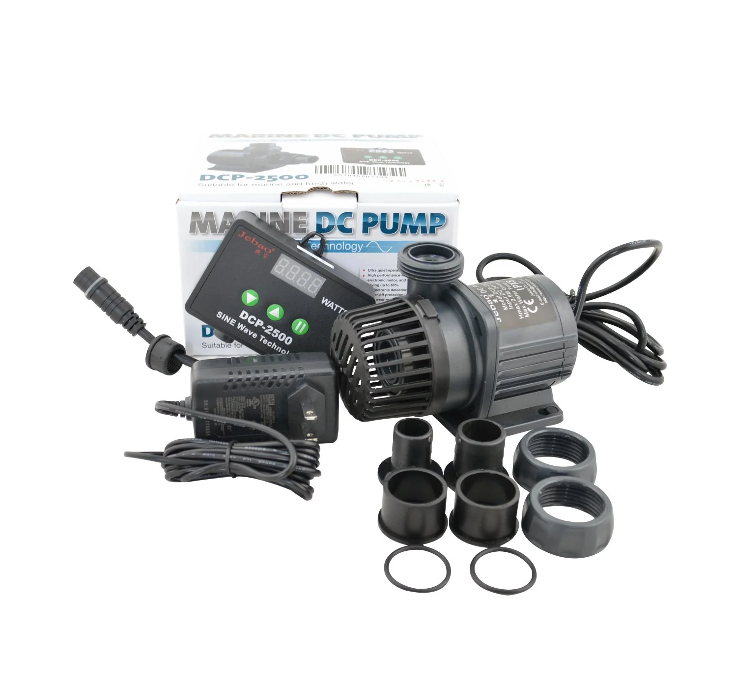 Exceptional Jebao Jecod DCP-2500 Sine Wave Water Return Pump — Quiet Energy-Saving 660 GPH Premium Material