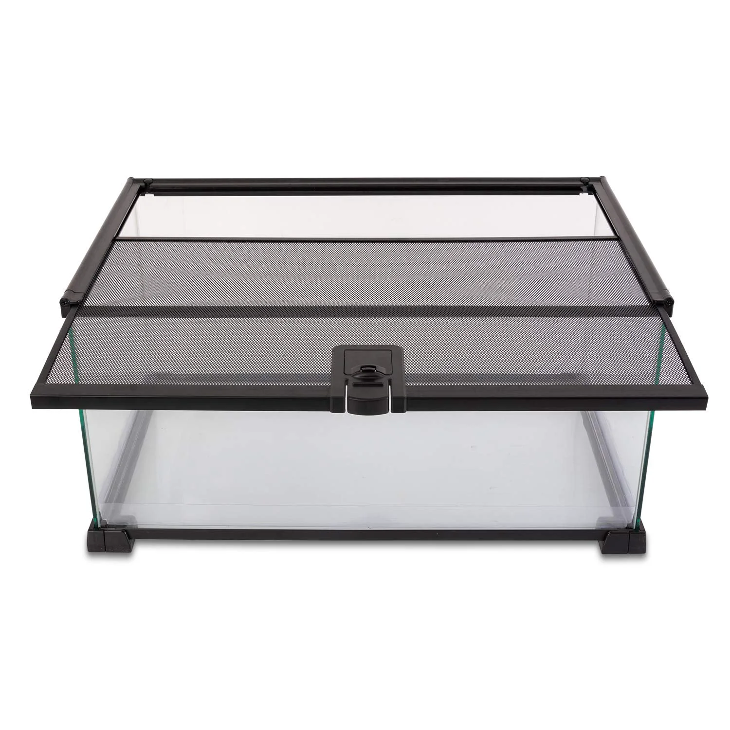 Proven REPTI ZOO 10 Gallon Glass Terrarium with Sliding Screen Top – 20 x 12 x 10 in Durable