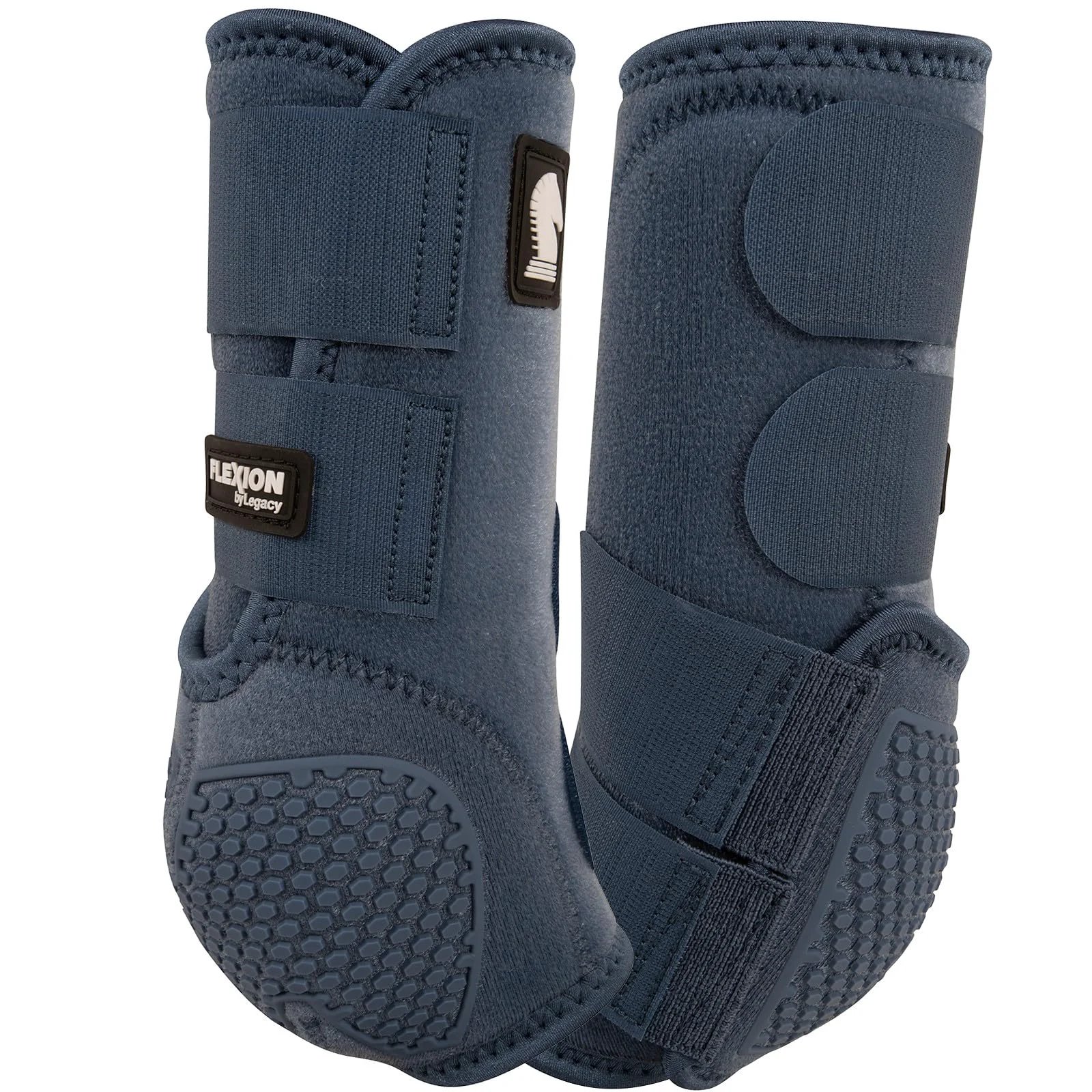 Natural Classic Equine Flexion Front Boots by Legacy2 – Dark Denim Large Breathable