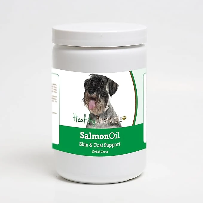 Authentic Healthy Breeds Standard Schnauzer Salmon Oil Soft Chews 120 CountAbout This Fine Crafted