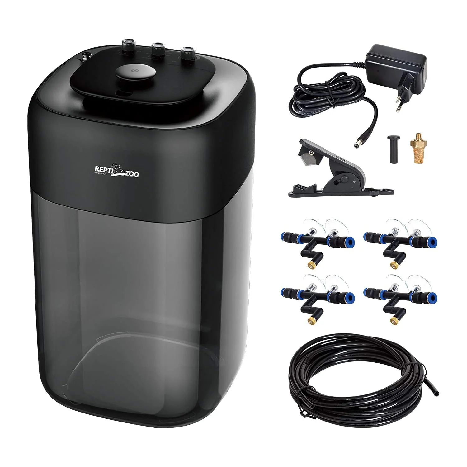 Eco-Friendly REPTI ZOO 10L Reptile Mister Fogger — Quiet Humidifier with 360° Spray Luxury