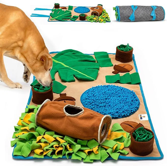 Advanced Snuffle Mat for Dogs Large Breed 39.4''x23.6''- Interactive Dog Toys for Boredom - Sniff mat - Mental Stimulation - Enrichment ToysAbout ThisOverview Versatile