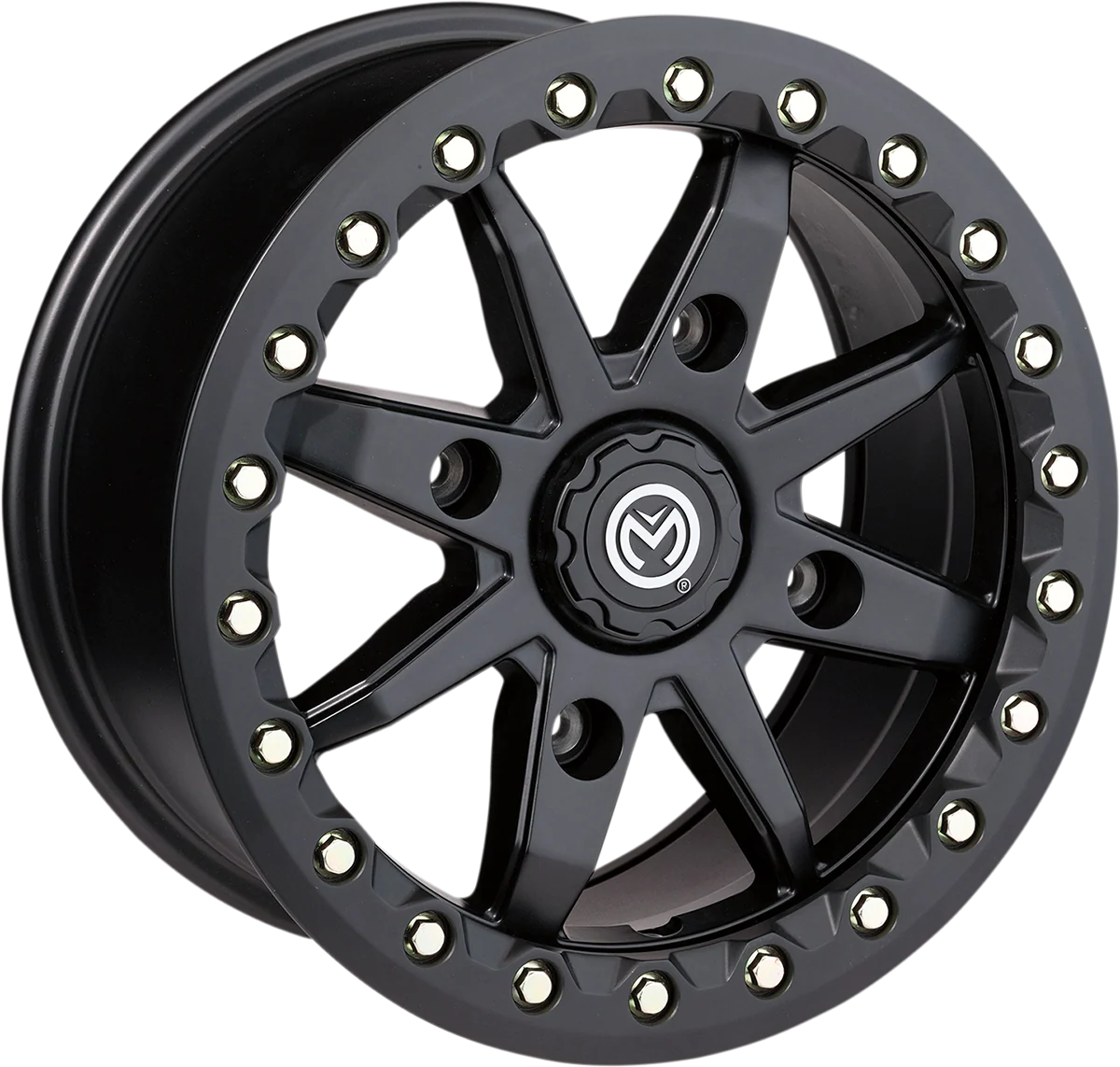 Selected MOOSE UTILITY Wheel - 544X Beadlock - Front Rear - Black - 14x7 - 4 136 - 5 2 544BL147136SB54 Authentic