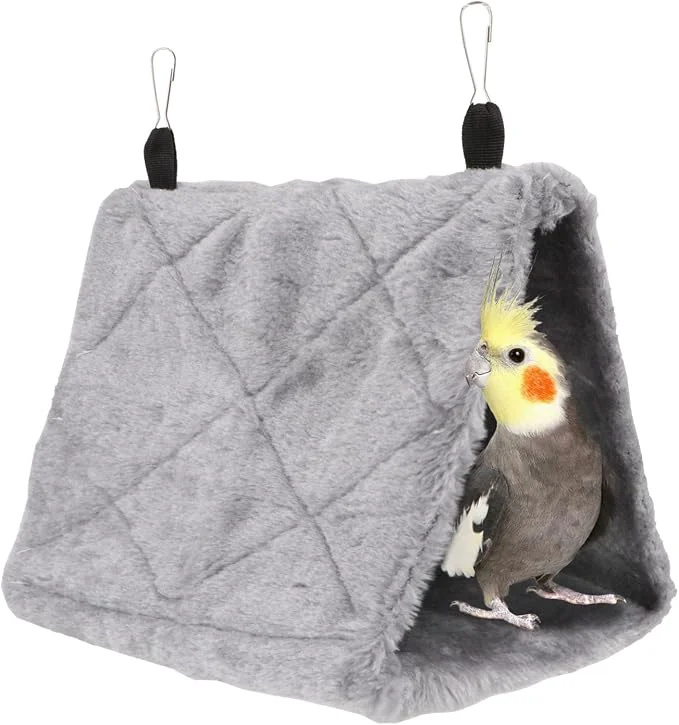 Trendy Wontee Bird Nest House Warm Bird Bed Hanging Hammock Snuggle Hut Effective