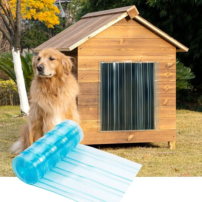 Fast Uross Dog Door Flaps -5.9 FT x 7.9 in Ruff Weather DIY Cat Door Flap Dependable