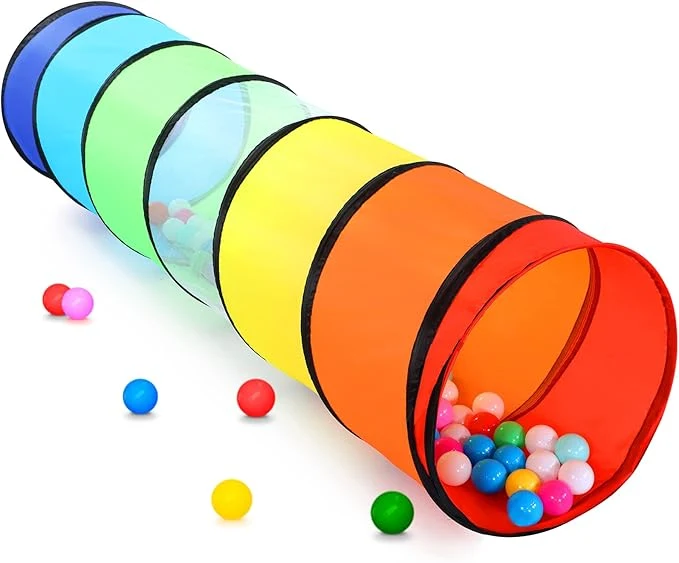 Comfortable Kids Play Tunnel Tent for Toddlers Colorful Pop Up Crawl Tunnel Toy for Baby or Pet with Breathable Mesh Collapsible Gift for Boy and Girl Play Tunnel Indoor and Outdoor GameAbout This Superior