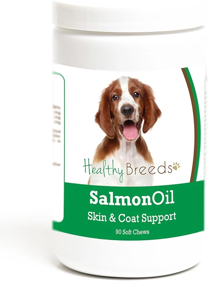 Sophisticated Healthy Breeds Welsh Springer Spaniel Salmon Oil Soft Chews 90 CountAbout This Crafted