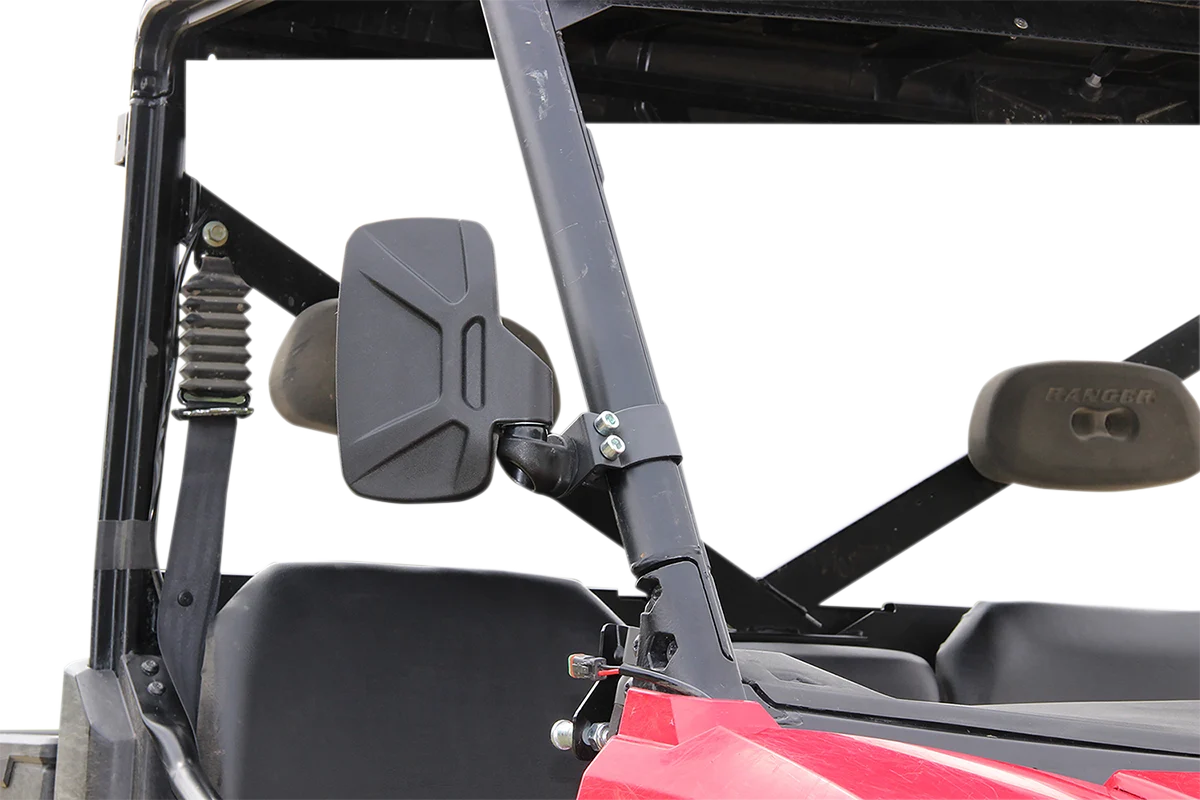Expertly Made MOOSE UTILITY Mirrors - Side View - Rectangle - Black 56-18083A Organic