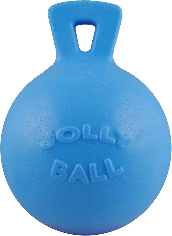 Fast Jolly Pets Dog Tug-N-Toss Toy Ball 6-Inch Blueberry 406 BB All Breed SizesAbout This Eco-Friendly