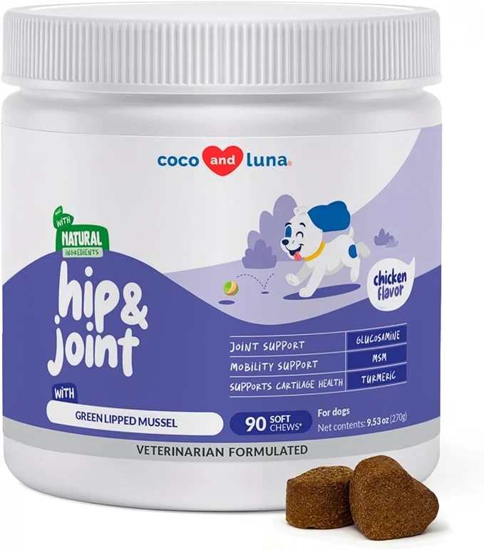 Genuine Hip and Joint Supplement for Dogs - with Collagen Glucosamine for Dogs - Fish Oil - Green Lipped Mussel - Hip Joint Support Ease Inflammation Antioxidant.About ThisOverview Prestigious