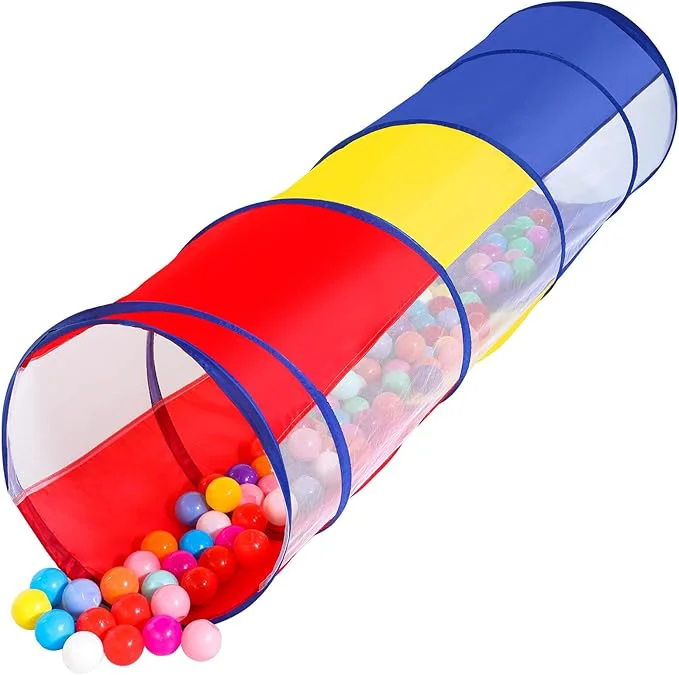 Verified Kids Play Tunnel Tent for Toddlers Colorful Pop Up Crawl Tunnel Toy for Baby or Pet with Breathable Mesh Collapsible Gift for Boy and Girl Play Tunnel Indoor and Outdoor GameAbout This Premium Material