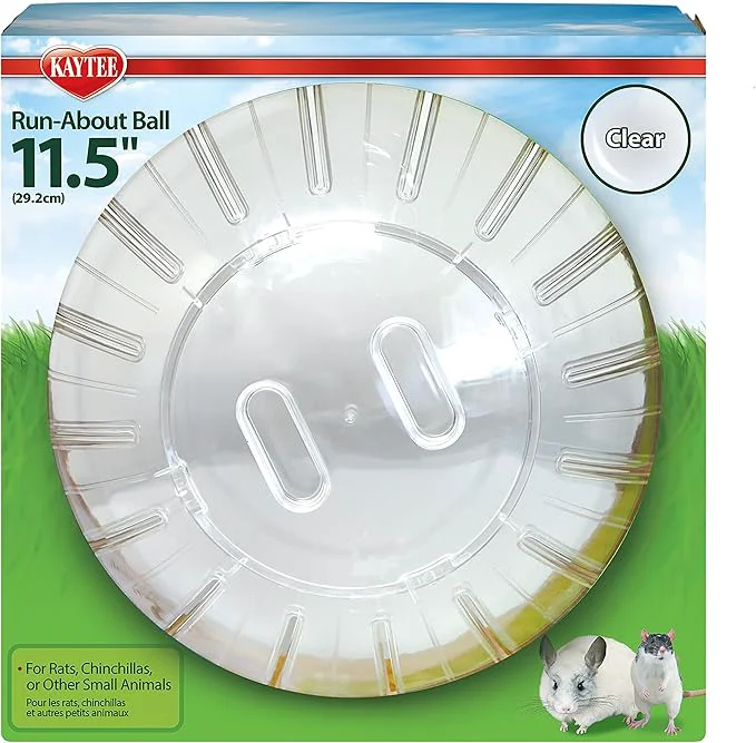 Modern Kaytee 11.5 Clear Run-About Exercise Ball For Pet Rats ChinchillasAbout ThisOverview Artisan
