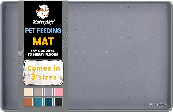 Verified MateeyLife Silicone Cat Dog Food Mat Professional