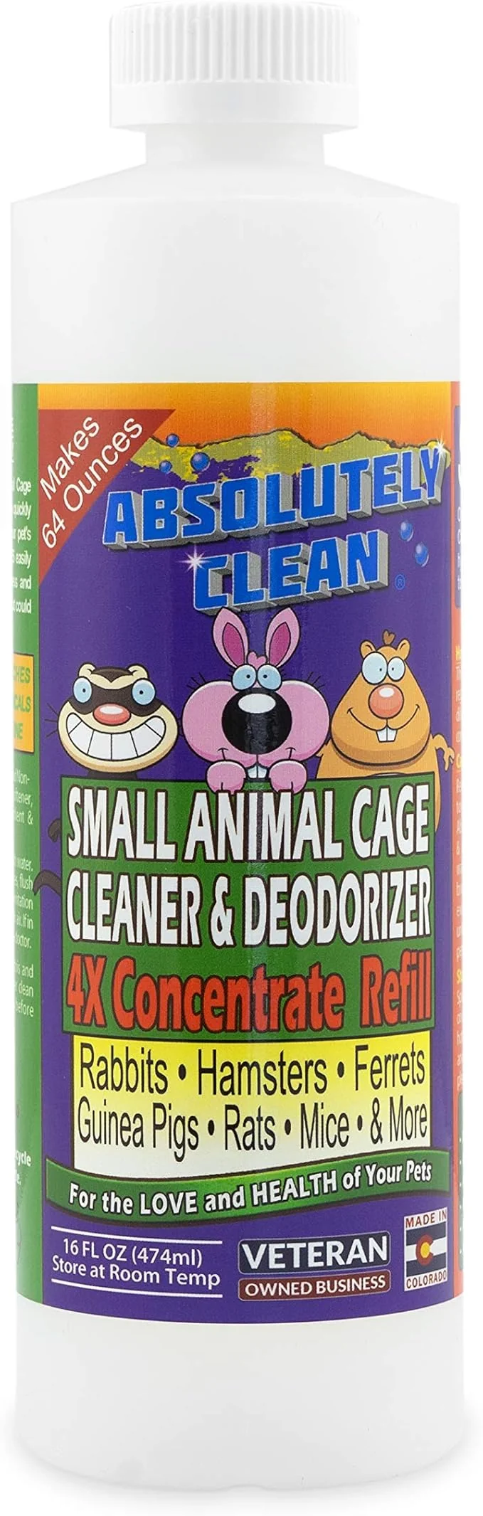 Eco-Friendly Small Animal Cage Cleaner Refined