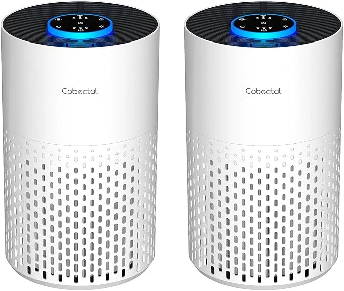 Versatile 2 Pack Air Purifiers for Bedroom Home Cobectal Air Cleaner Casual