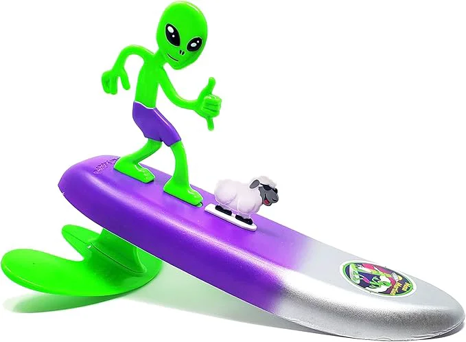 Modern Surfer Dudes Legends Surfer Pets Wave Powered Mini-Surfer Pet and Surfboard Beach Toy - Maui Martian and BahthovenAbout This Responsible