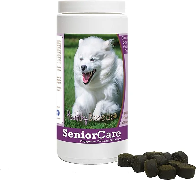 Advanced Healthy Breeds American Eskimo Dog Senior Dog Care Soft Chews 100 CountAbout ThisOverview Sophisticated