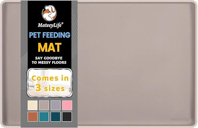Contemporary MateeyLife Silicone Cat Dog Food Mat Optimized