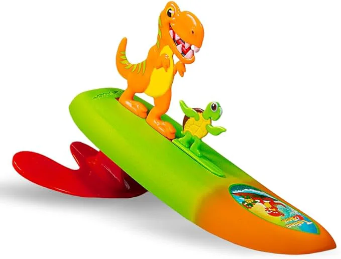 High-Performance Surfer Dudes Legends Surfer Pets Wave Powered Mini-Surfer Pet and Surfboard Beach Toy - Tofino Rex and CoralAbout This Unique