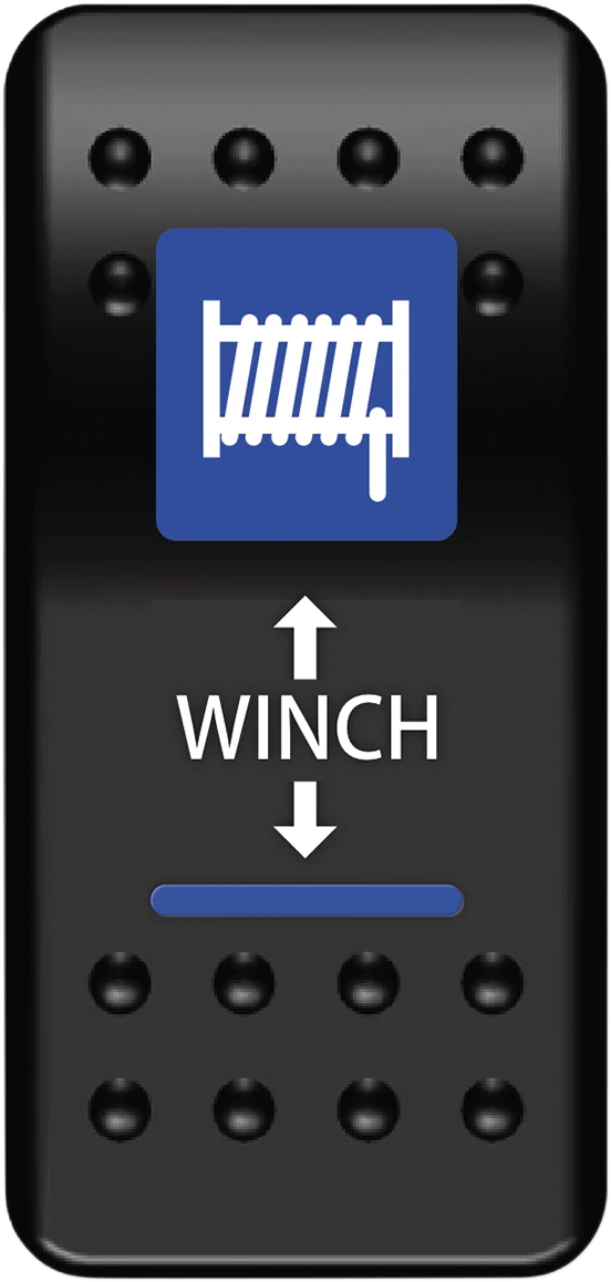 Premium Material MOOSE UTILITY Rocker Switch - Winch MOOSE WN-I-O Enhanced