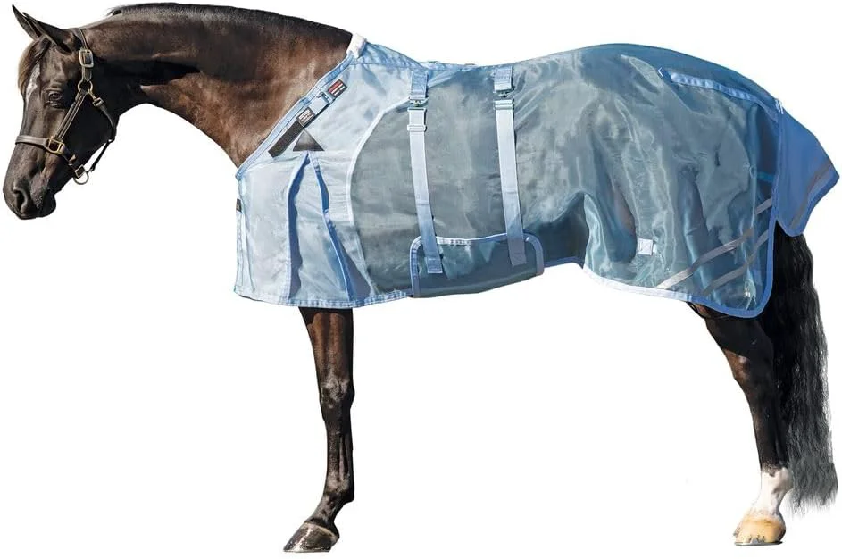 Traditional Schneiders Mosquito Mesh II Adjusta-Fit Horse Fly Sheets Insect UV Protection for Horses Durable 350D Mesh Reflective Safety Stripes Enhanced