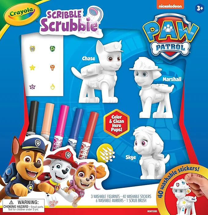 Quality Crayola Scribble Scrubbie PAW Patrol Figurine Playset Customizable PAW Patrol Toys Gifts for Toddlers Reusable Coloring Activity Ages 3 About This Luxury