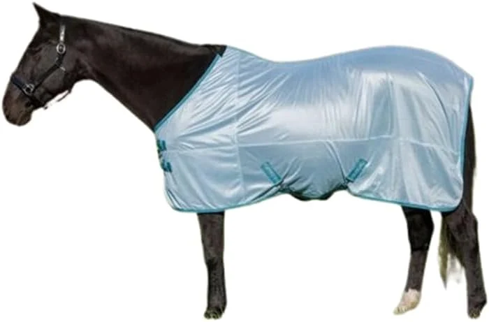 TuffRider Comfy Mesh Fly Sheet UV Protection Horse Sheet Standard Neck 130 Grams Breathable Polyester Mesh Detailed