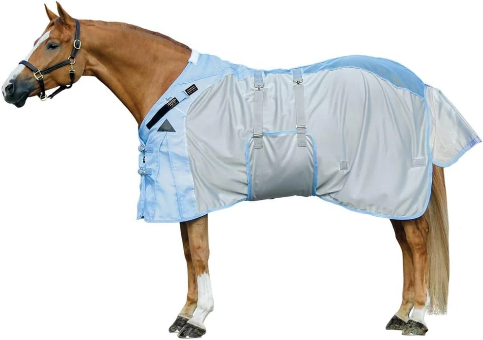 Fine Schneiders Adjusta-Fit Mosquito Mesh Hybrid II Horse Fly Sheets Insect UV Protection for Equine Comfort Outstanding