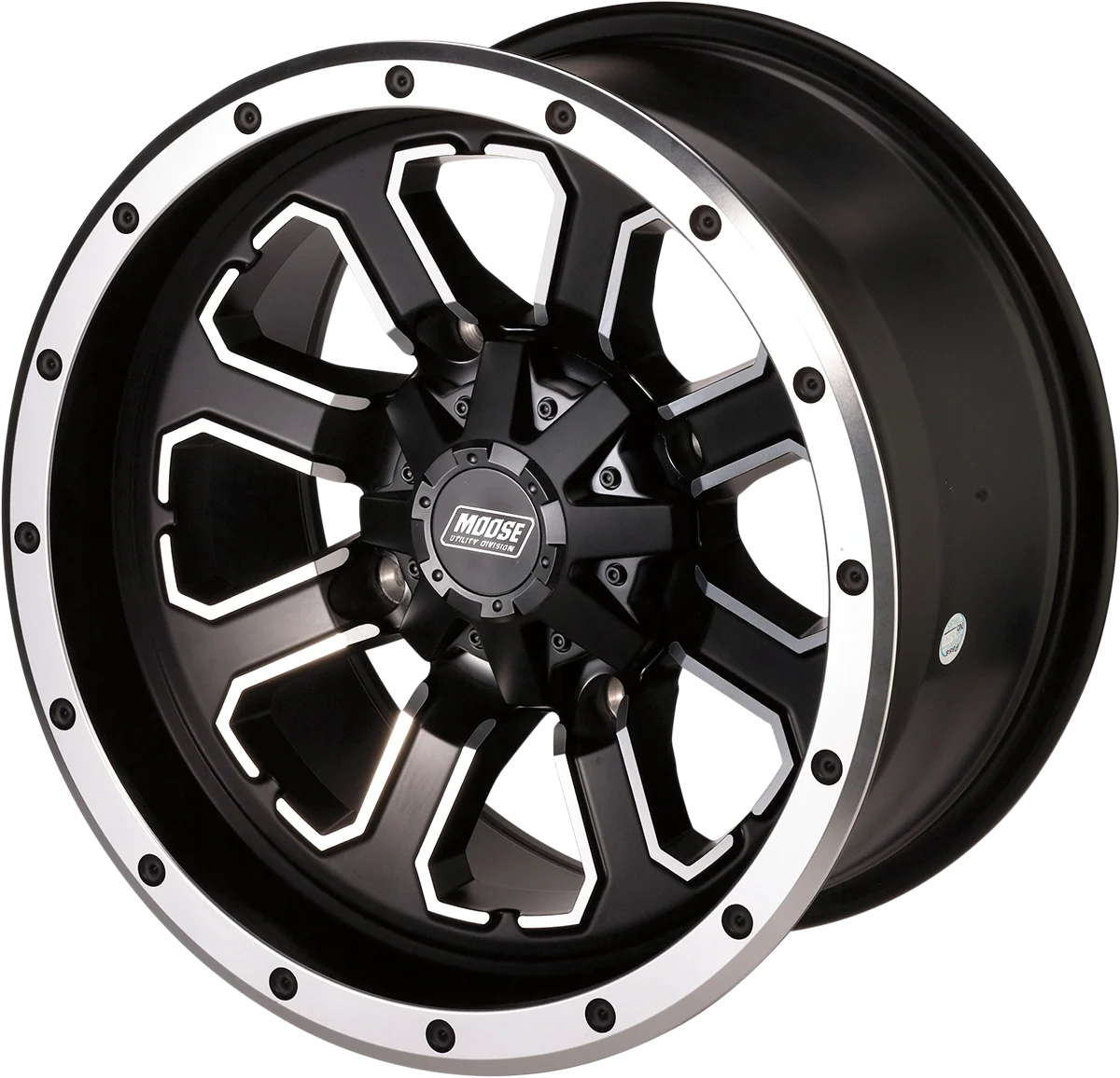 Premium Material MOOSE UTILITY Wheel - 548X - Rear - 12x8 - 4 110 - 4 4 548M128110MBMF4 Advanced