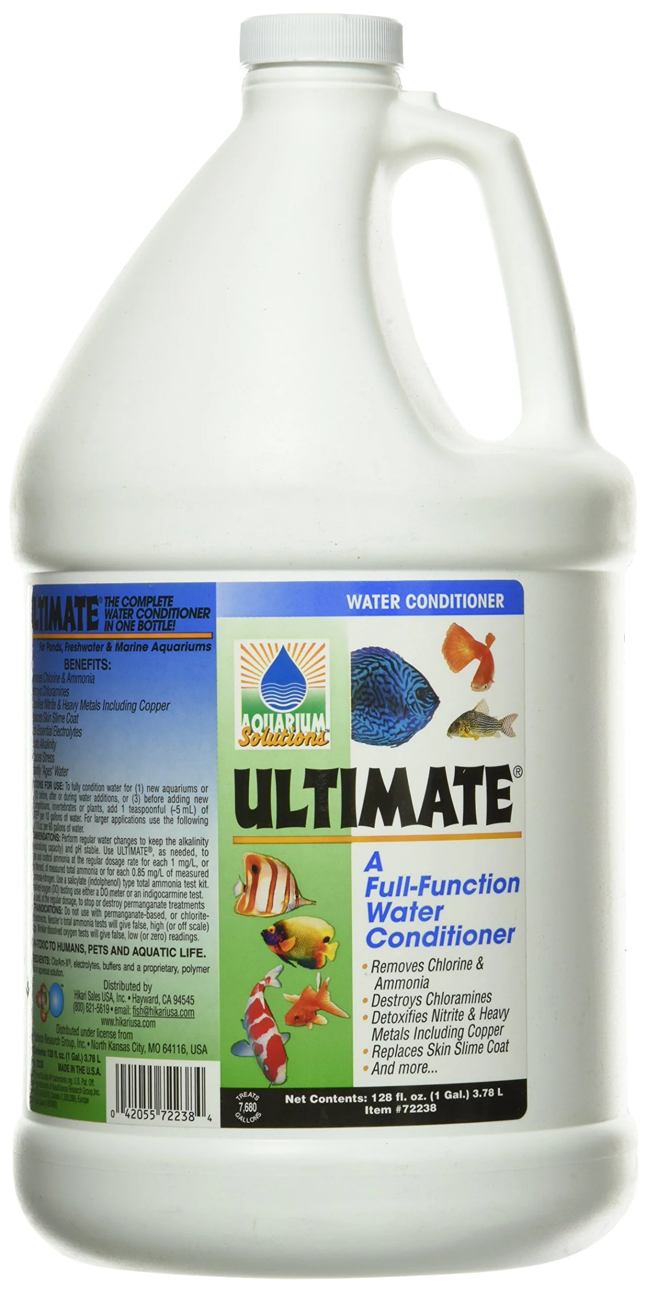 Excellent Hikari AHK72238 Water Conditioner for Aquarium – 1 Gallon Organic