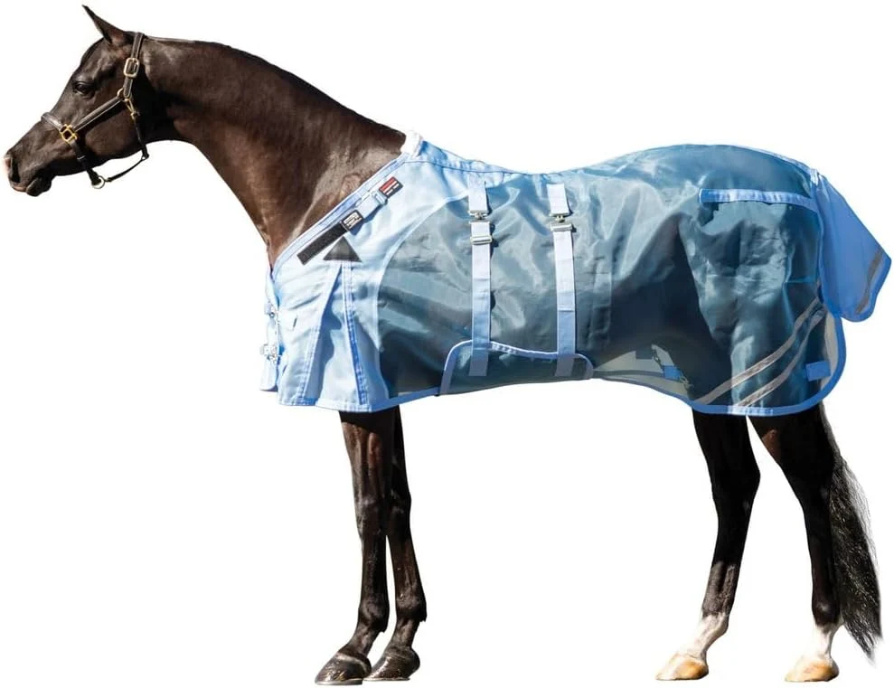 Comfortable Schneiders Mosquito Mesh II Adjusta-Fit Horse Fly Sheets Insect UV Protection for Horses Durable 350D Mesh Reflective Safety Stripes Enhanced
