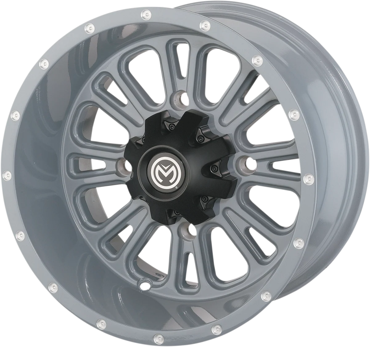 Excellent MOOSE UTILITY Wheel - 399X - Front - Gray - 14x7 - 4 156 - 4 3 399MO147156KG4 Superior