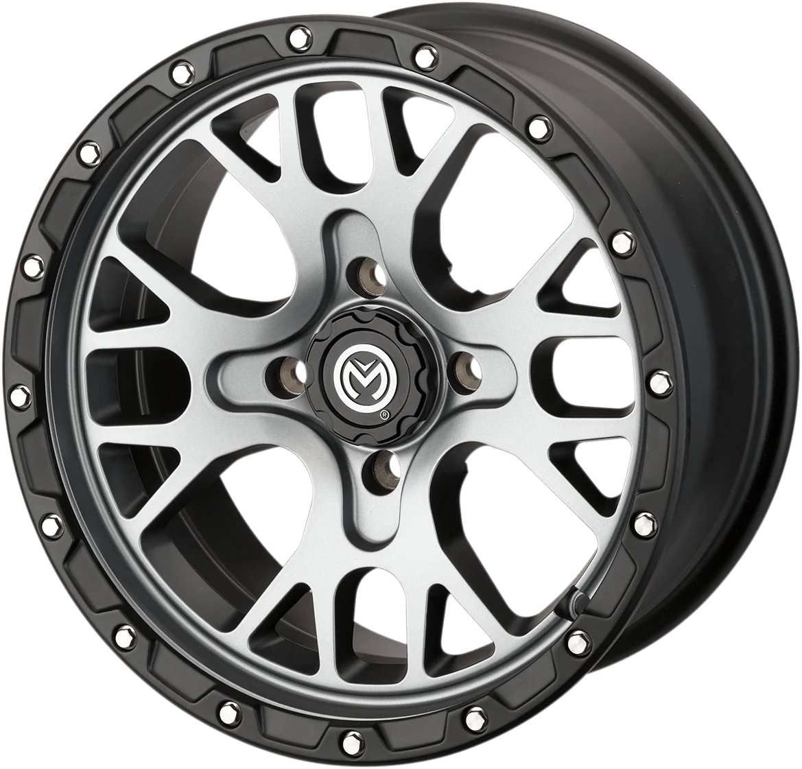 Superior MOOSE UTILITY Wheel - 545X - Front Rear - Gray - 14x7 - 4 110 - 5 2 545147110SGBL54 Green