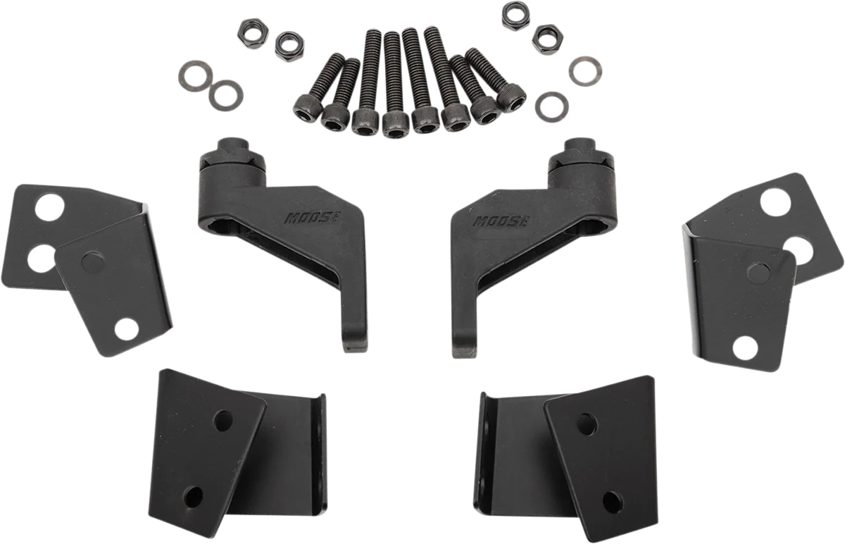 Official MOOSE UTILITY Adapters - Mirror - Black - Pro-Fit - Pair PVMIRKIT-1-MSE Green