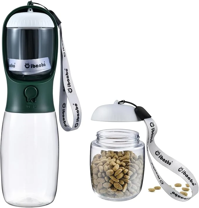 Exceptional Dog Water Bottle with Food Container Travel Puppy Water Bowl Portable Pet Innovative
