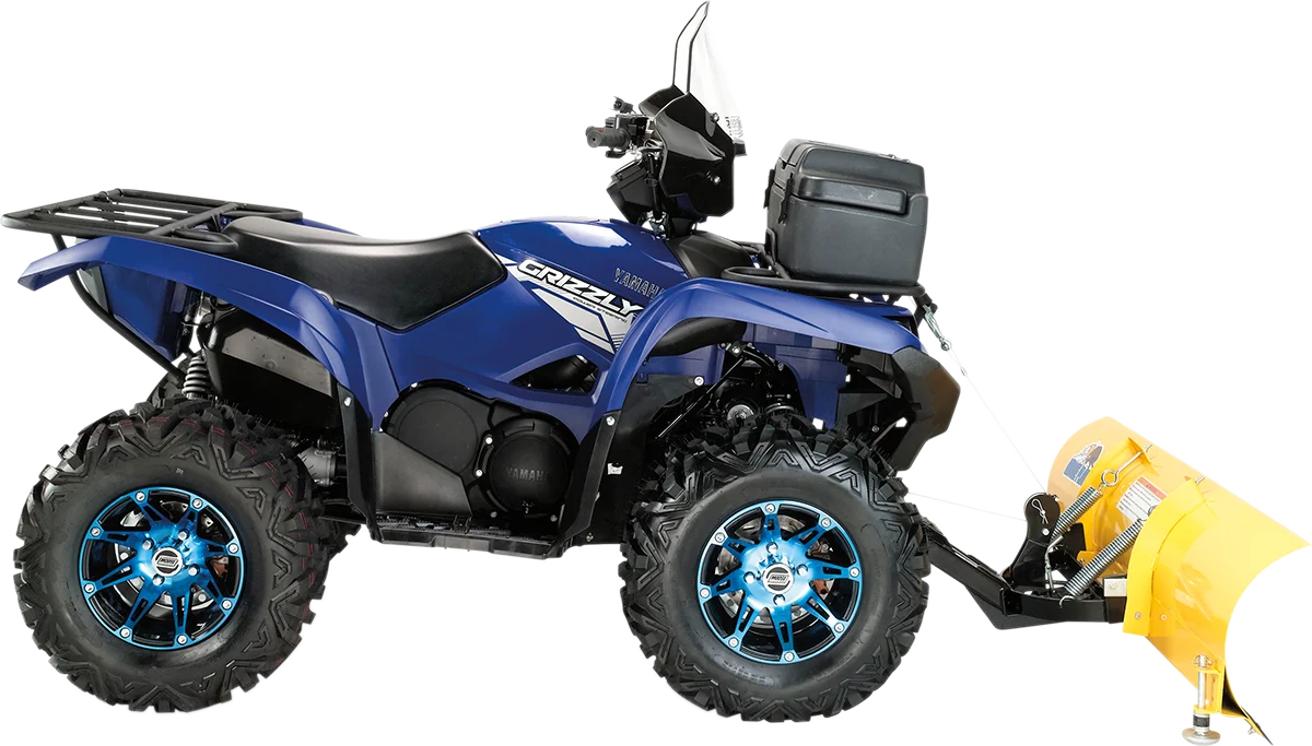 Expertly Made MOOSE UTILITY Wheel - 387X - Front - Anodized Blue Black - 12x7 - 4 110 - 4 3 387ML127110BWB4 Unique