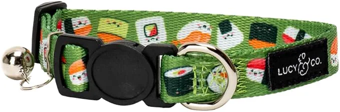 Artisan Lucy Co. How I Roll Breakaway Cat Collar Premium