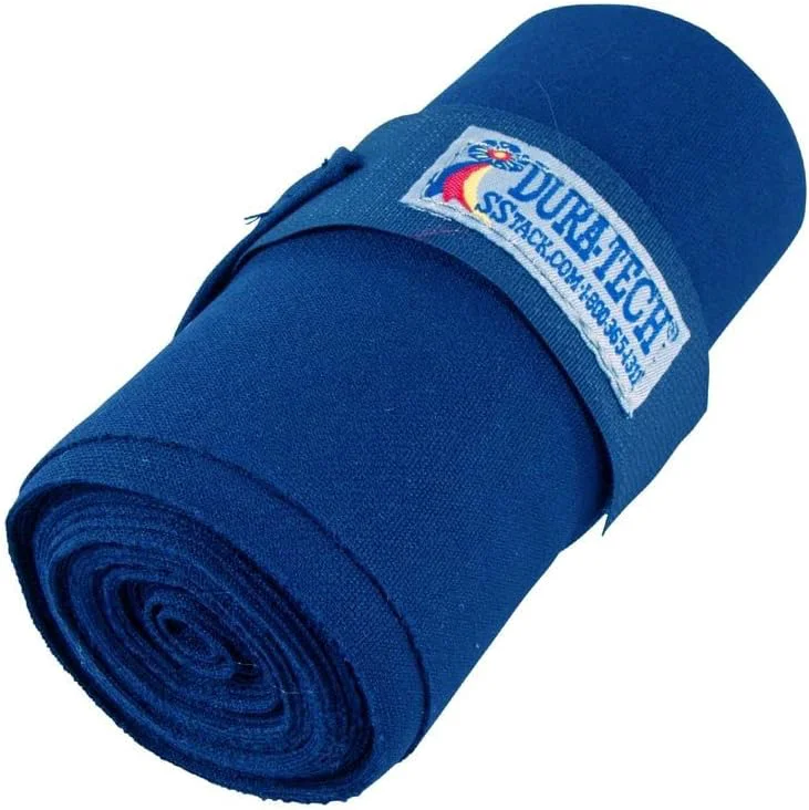 Selected Dura-Tech Standing Wraps for Horses Color Royal Optimal Comfort Support I for Post-Exercise Trailering Right Tension Application Secure Closure Green