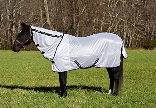 Fast TuffRider Comfy Mesh Combo Neck Fly Sheet - White - 81 Organic