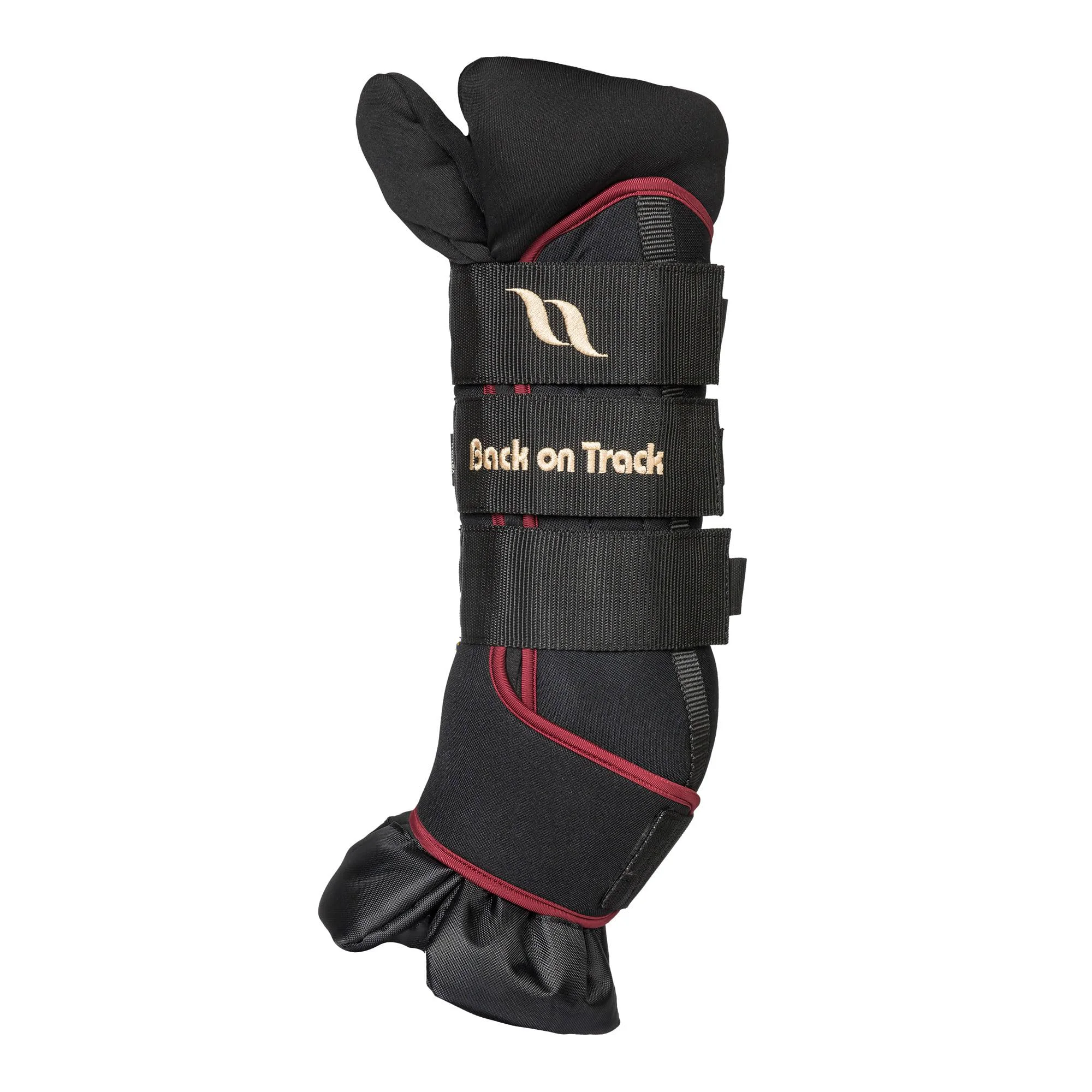 Solid Back on Track Royal Quick Wraps Deluxe for Horses 2033 with Welltex – Wine Small 12 – Pairs Sustainable