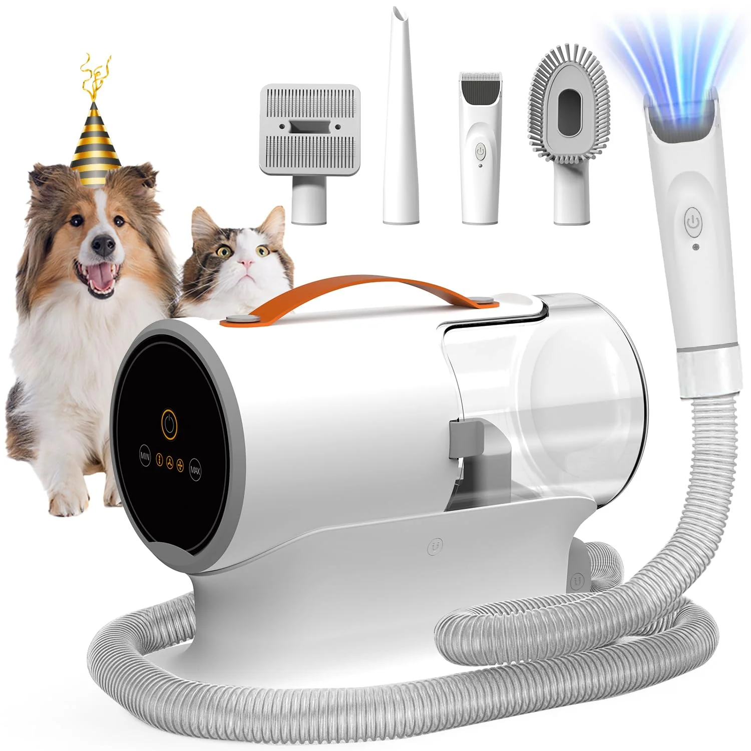 Crafted FIXR Dog Vacuum for Shedding Grooming 12000Pa Suction 2L Dust Cup Low Noise Superior