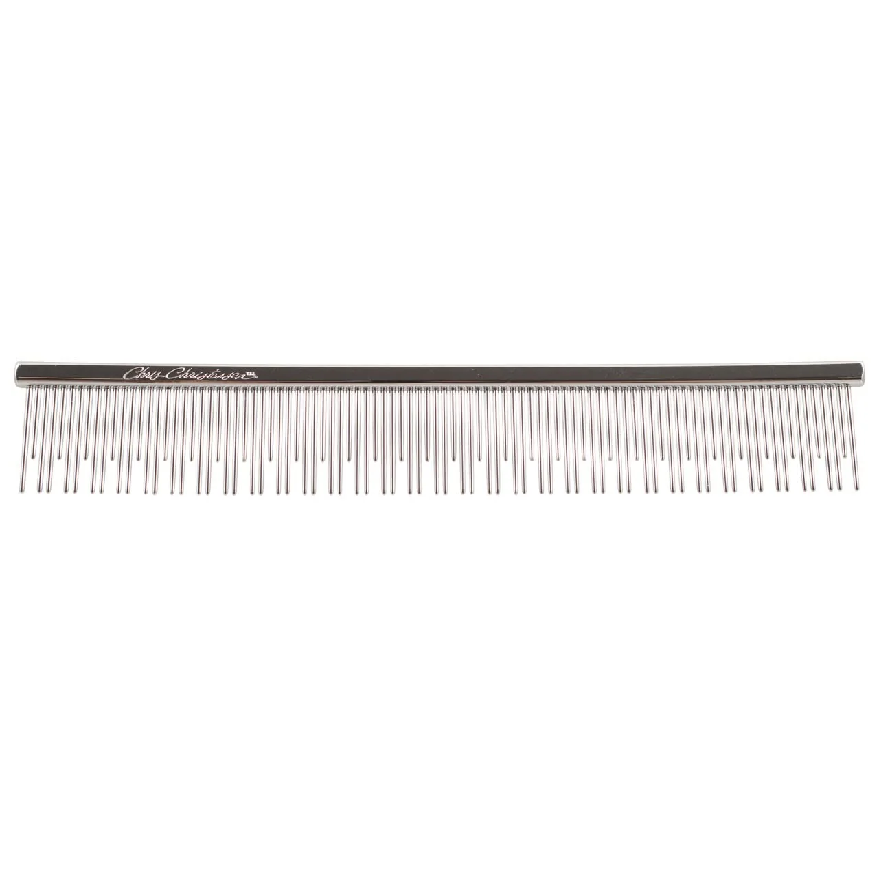 Casual Chris Christensen 6in Cat Carding Dual-Tooth Butter Comb – Professional Grooming Tool High-Quality