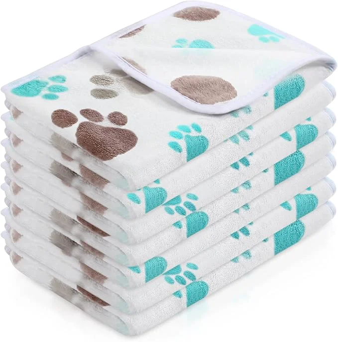 Exclusive Tatuo 4 Pcs Dog Blanket for Pet Cat Blankets Indoor Puppy Teething Stuff Toys Comfortable