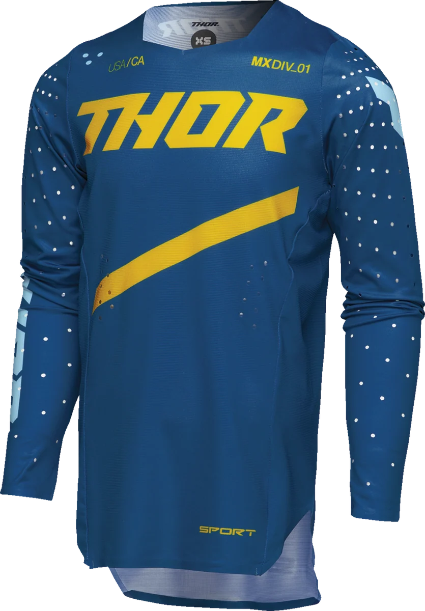 Optimized THOR Youth SPORTMODE Brave Jersey - Blue - XL 2912-2538 Solid