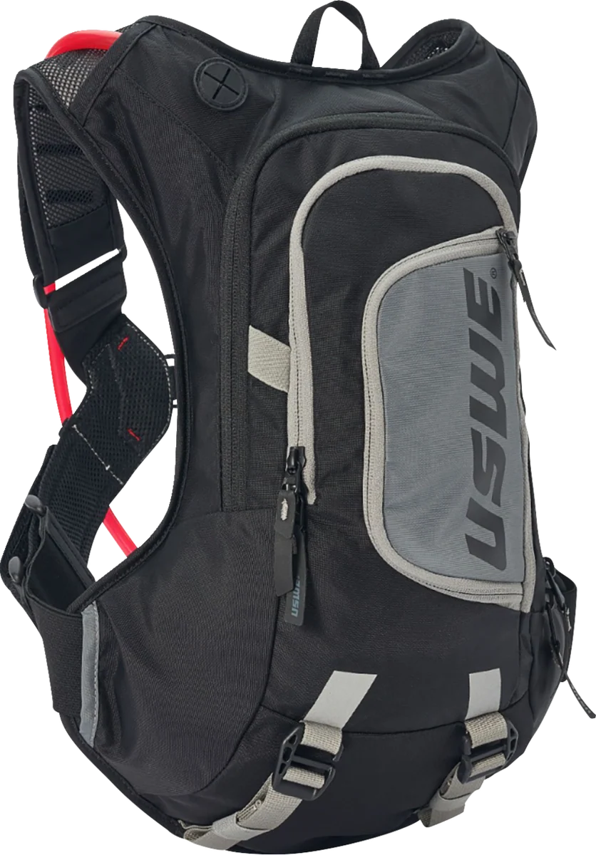 Environmentally Friendly USWE Moto Hydration Pack - 8L - Black Gray 2083401 Original Design