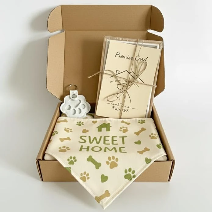 Quality Sweet Home Pet Welcome Gift Box Green