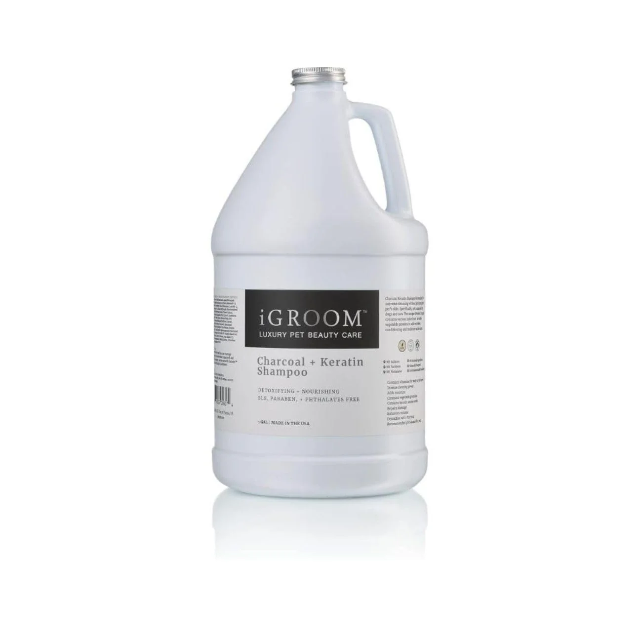 Innovative iGroom Charcoal Keratin Dog Shampoo Detoxify Protect Coat – Made in USA Carefully Designed