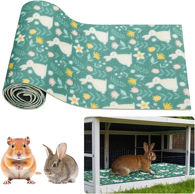 Advanced Rabbit Scratch Mat 12 Inch x 6.56 ft Self Adhesive Bunny Scratching Pad Claws and Teeth Care Rabbit Mat for Cages Floor Scratching Pad for Small Pets Biting Sleeping NestingAbout ThisOverview Flexible