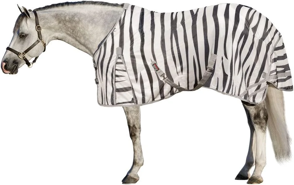 Consistent Schneiders Soft Interlock Mesh II Zebra Horse Fly Sheets Striking Zebra Pattern for Fly Deterrence Superior UV Protection Healthy