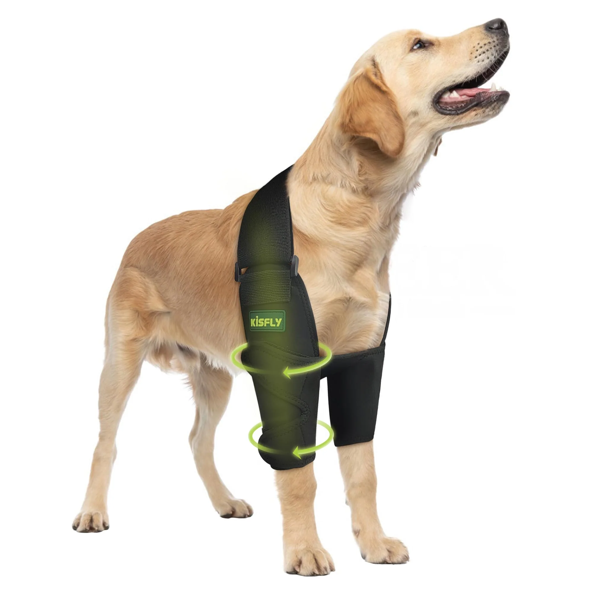 Healthy KISFLY Dog Shoulder Brace — Elbow Shoulder Support for Hygroma Dysplasia Arthritis XXL Detailed
